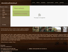 Tablet Screenshot of domek-na-drzewie.pl
